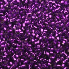 Miyuki delica\'s 11/0 - Silver Lined Magenta Purple - DB1345